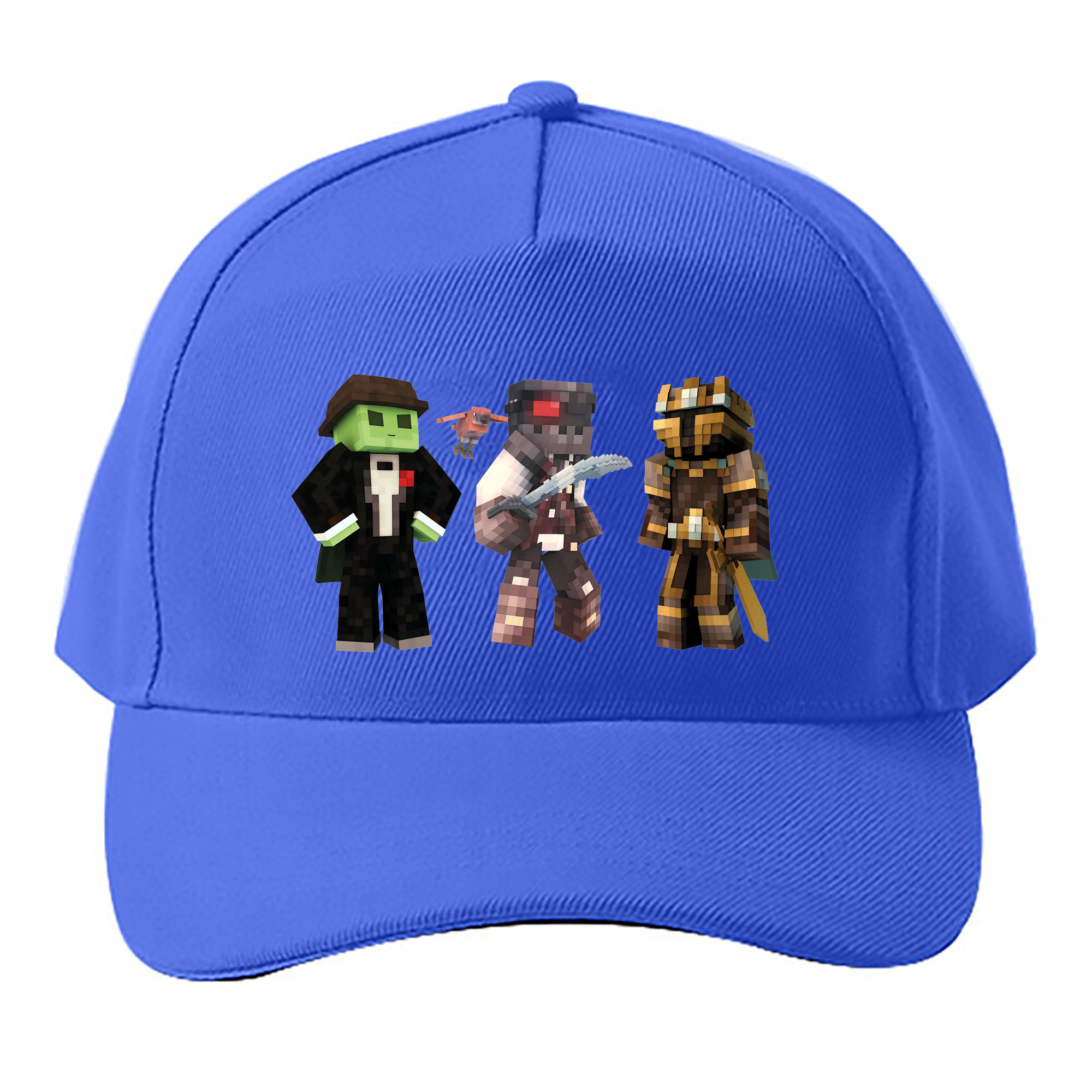 （画像用） マインクラフト ブロックの世界 Minecraft MC Block world ベースボールキャップ 綿100％ 男女兼用 帽子 スポーツ
